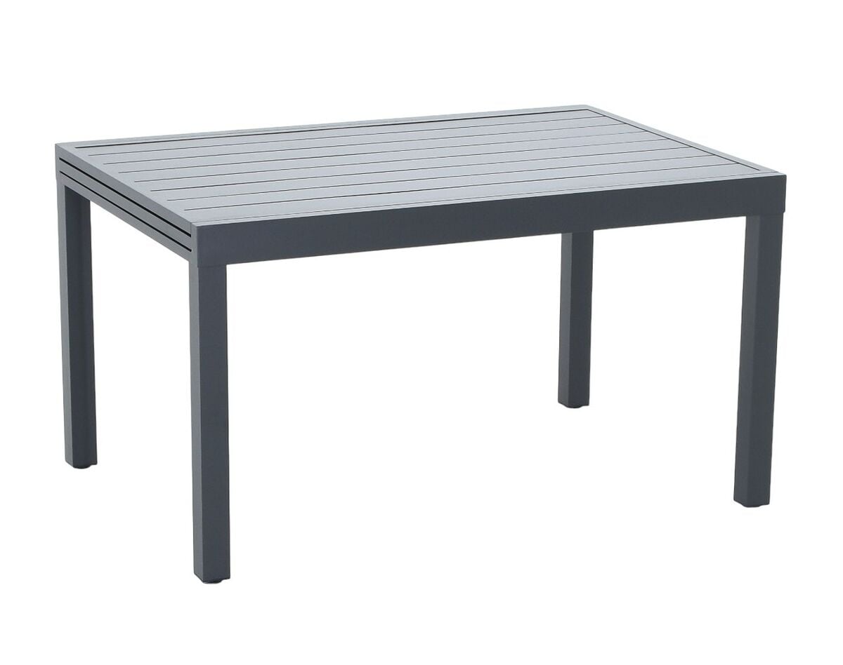 Veke Lungo jatkettava ruokapöytä 135-270x94,5 cm tummanharmaa